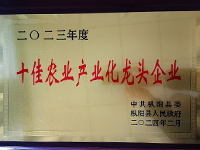 十佳農(nóng)業(yè)產(chǎn)業(yè)化龍頭企業(yè)